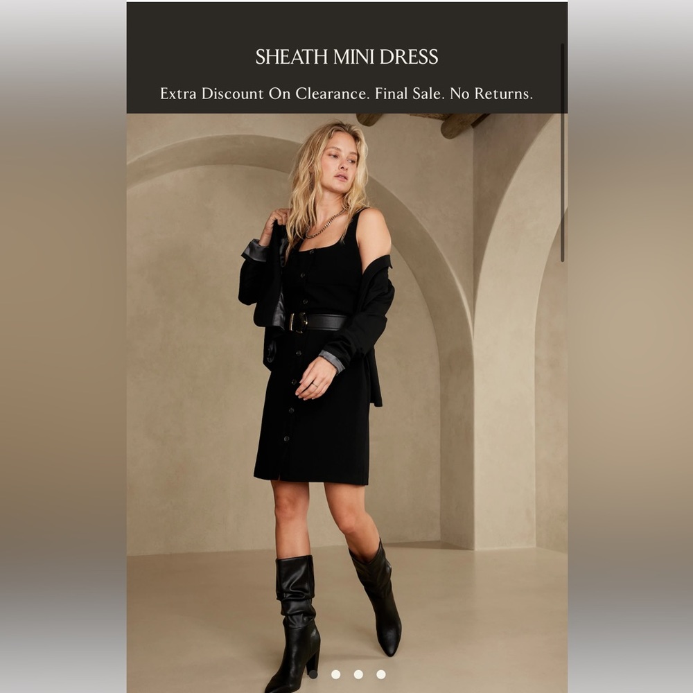 Banana Republic Factory Sheath Mini Dress